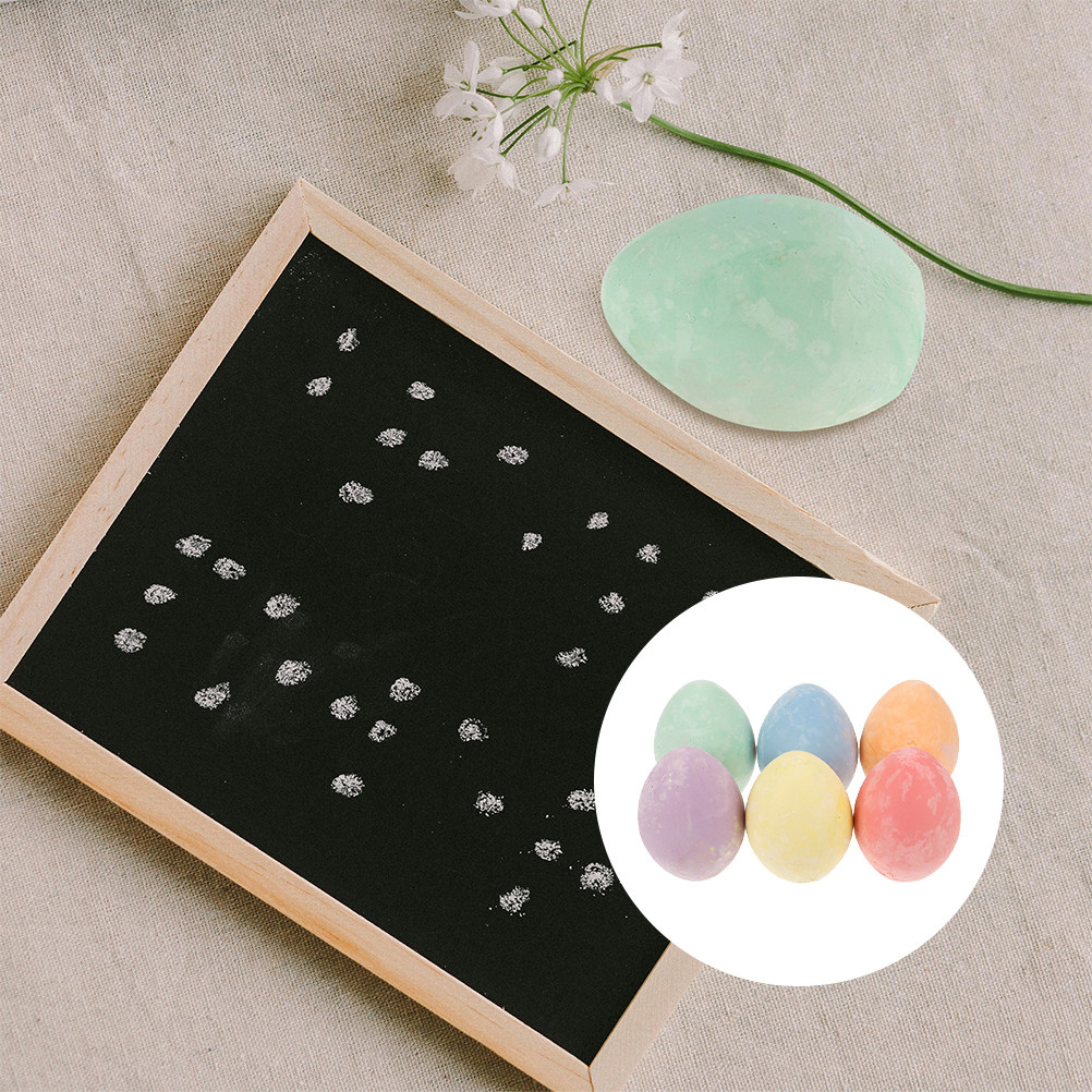 Kids Outdoor Chalkboard - 12 Stück entzückende Eierkreide für Kinder,