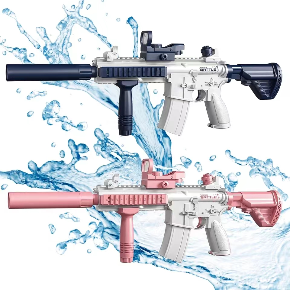 Kids Outdoor Water Toys - Elektrische Wasserpistole M416 für Erwachsene, kraftvoller