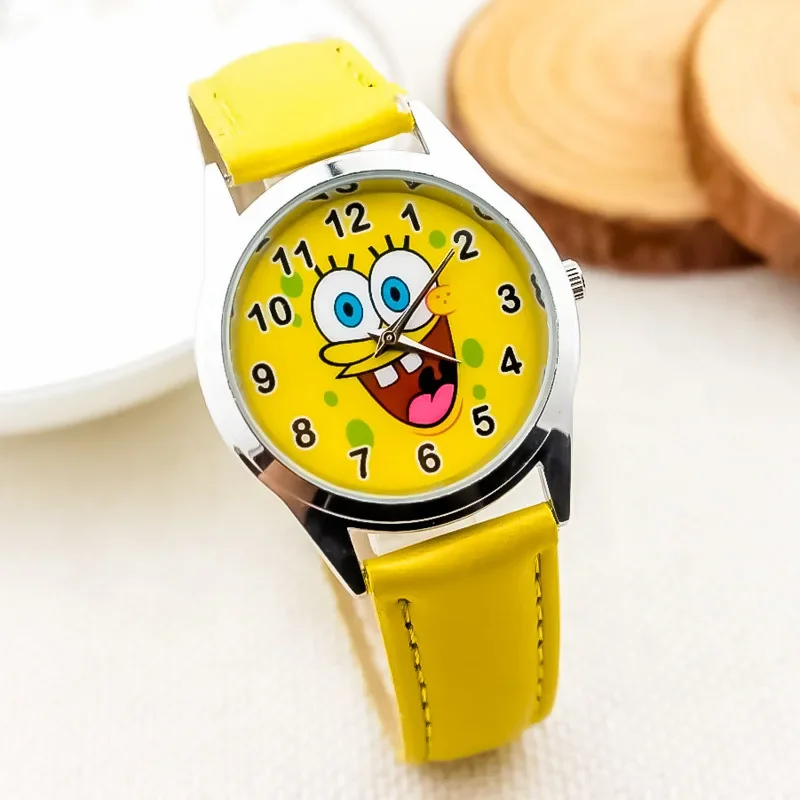 Kids Outdoor Kitchen Set - Cartoon SpongeBob Kinder-Quarzarmbanduhren Patrick Star Anime-Uhren