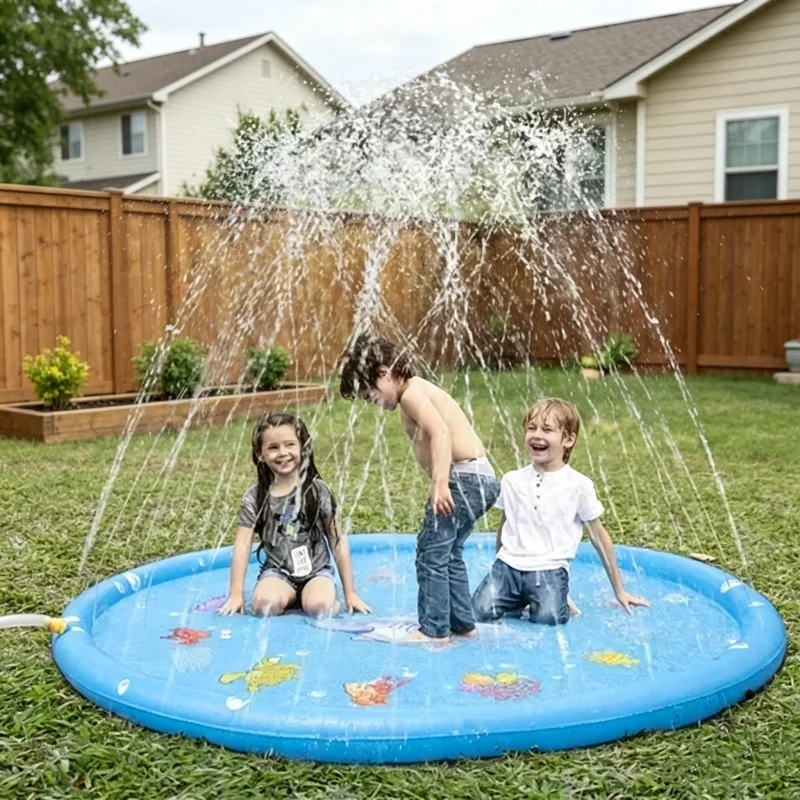 Kids Outdoor Climber - Sommer-Wasserspritzmatte für Kinder, Outdoor-Spielmatte für den