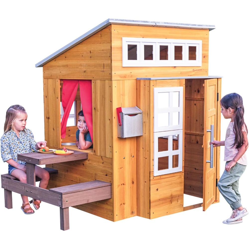 Modernes Outdoor-Spielhaus-Set – Kids Outdoor Grill Bewertung und Preis
