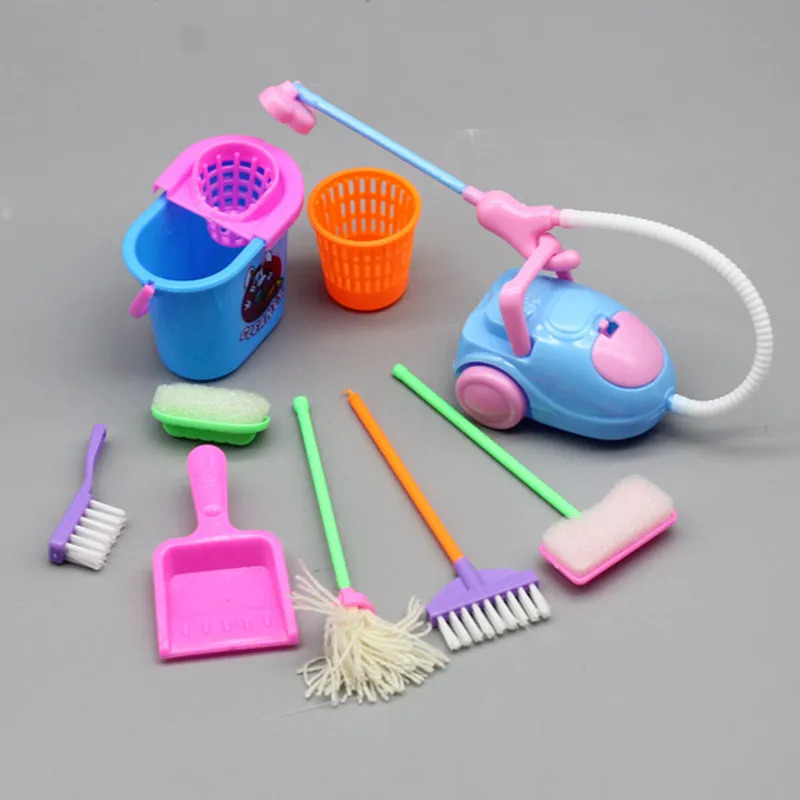 9PCS Miniatur Puppenhaus Reini – Kids Outdoor Broom Bewertung und Preis