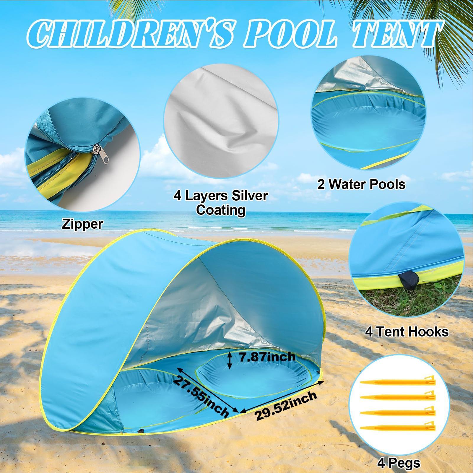 Kinder-Strandzelt mit Pool, UV – Kids Outdoor Grill Bewertung und Preis