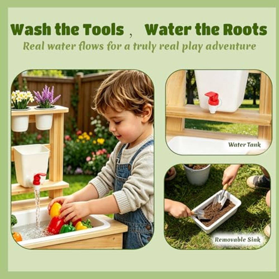 Outdoor-Kinder-Pflanzbank mit  – Kids Outdoor Chalkboard Bewertung und Preis