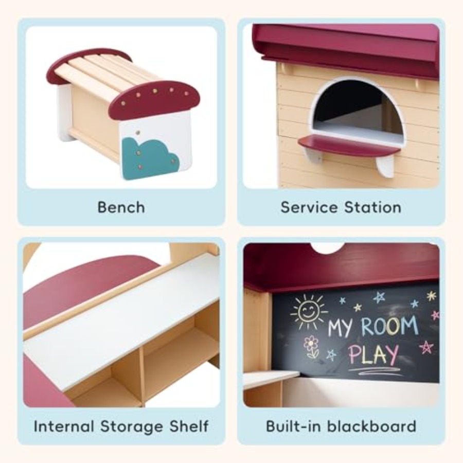 Outdoor-Spielhaus aus Massivho – Kids Outdoor Chalkboard Bewertung und Preis