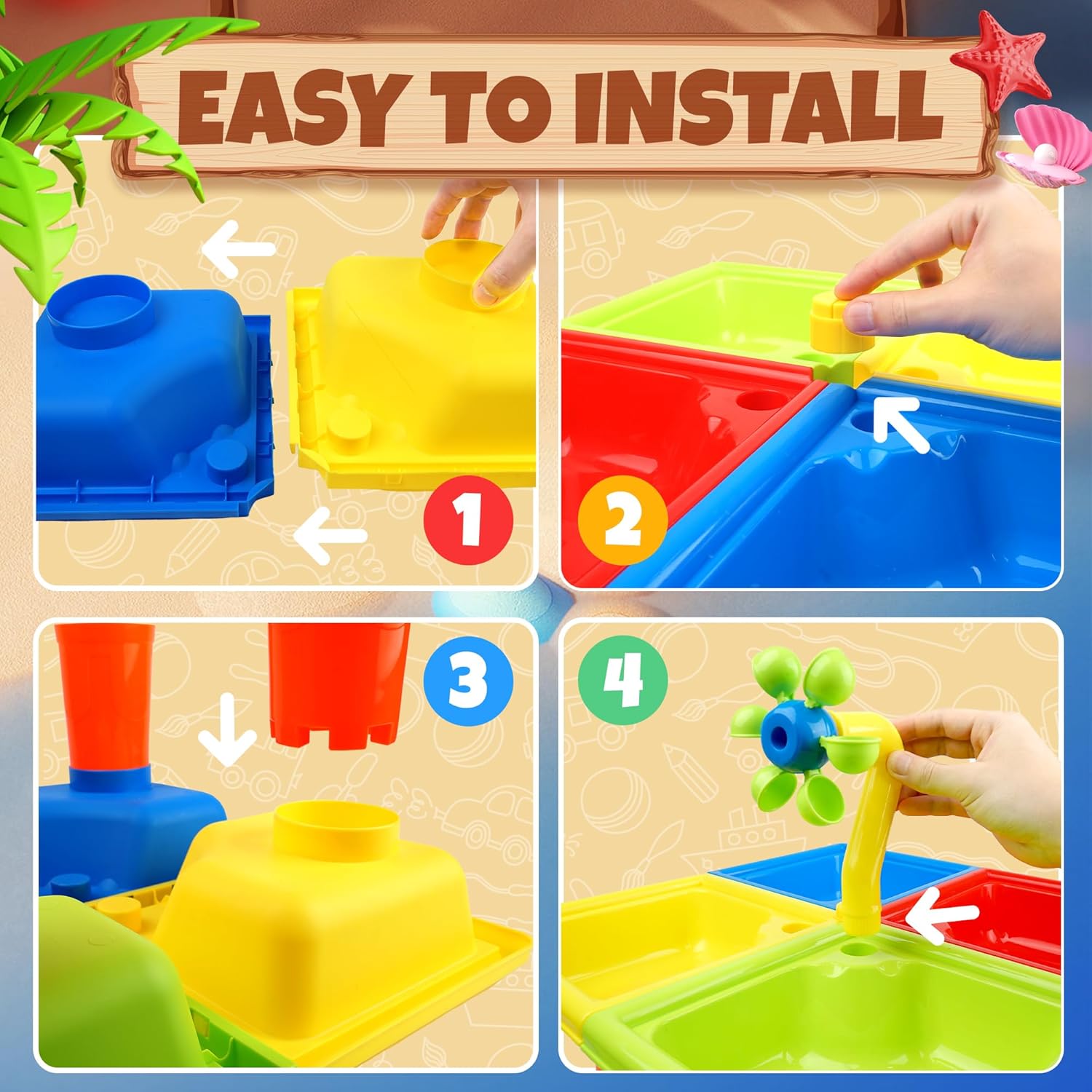 25 Stück Sommer-Wassertisch fü – Kids Outdoor Water Toys Bewertung und Preis