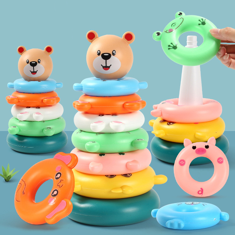 Regenbogen Stapel Ring Turm Mo – Kids Outdoor Water Toys Bewertung und Preis