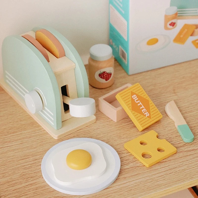 Holz-Simulations-Toaster-Spiel – Kids Outdoor Kitchen Set Bewertung und Preis
