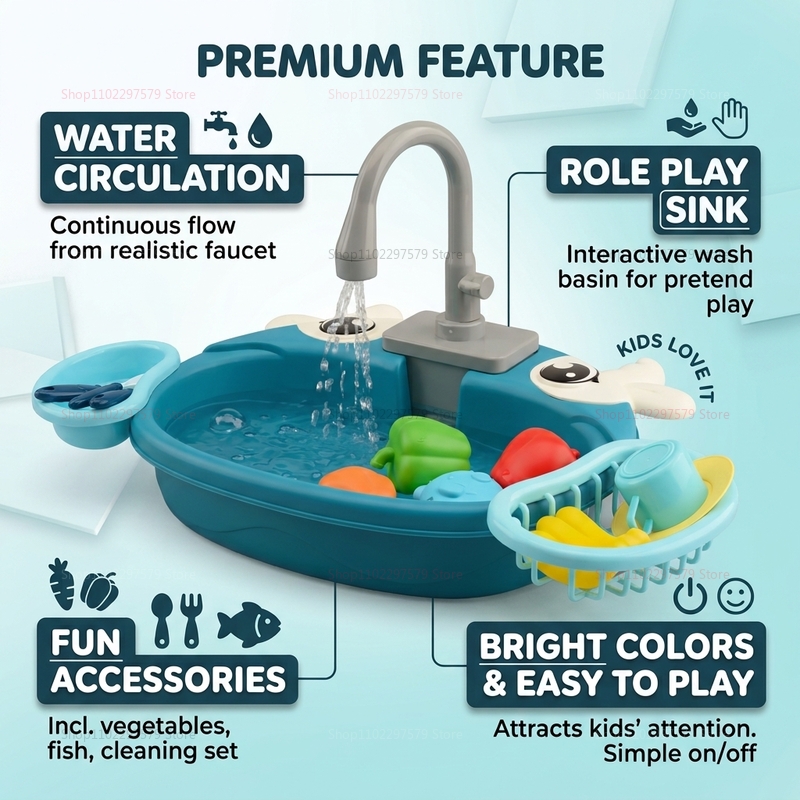 Interaktives Wasserspiel-Spülb – Kids Outdoor Kitchen Set Bewertung und Preis