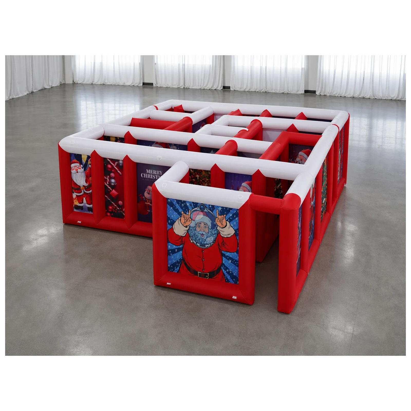 Großes rot-weißes aufblasbares – Outdoor Games For Kids Bewertung und Preis